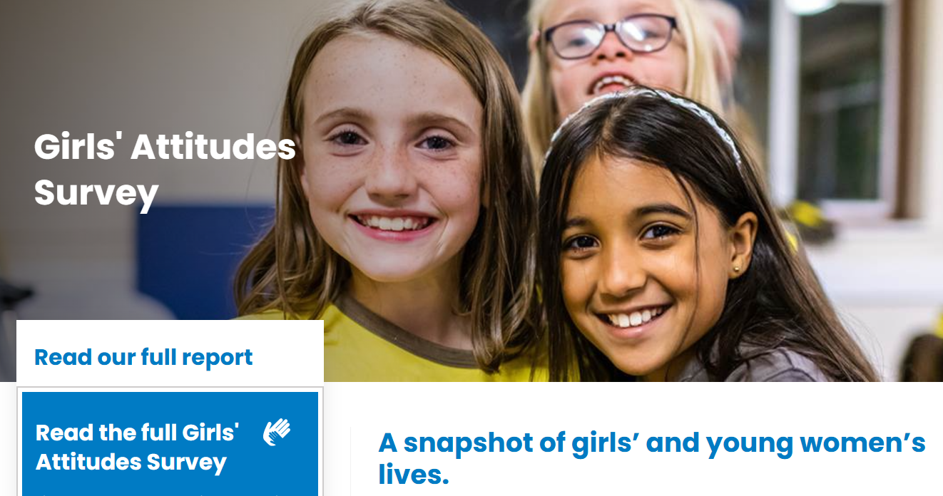 A snapshot of girls' and young women's lives - related research from Girl Guiding.